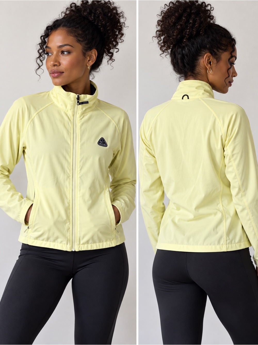 Nike ACG Full-Zip Lightweight Jacket – Size M – Pale Yellow